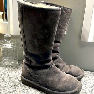 UGG Fur Lined 12 Inch Boots EUC